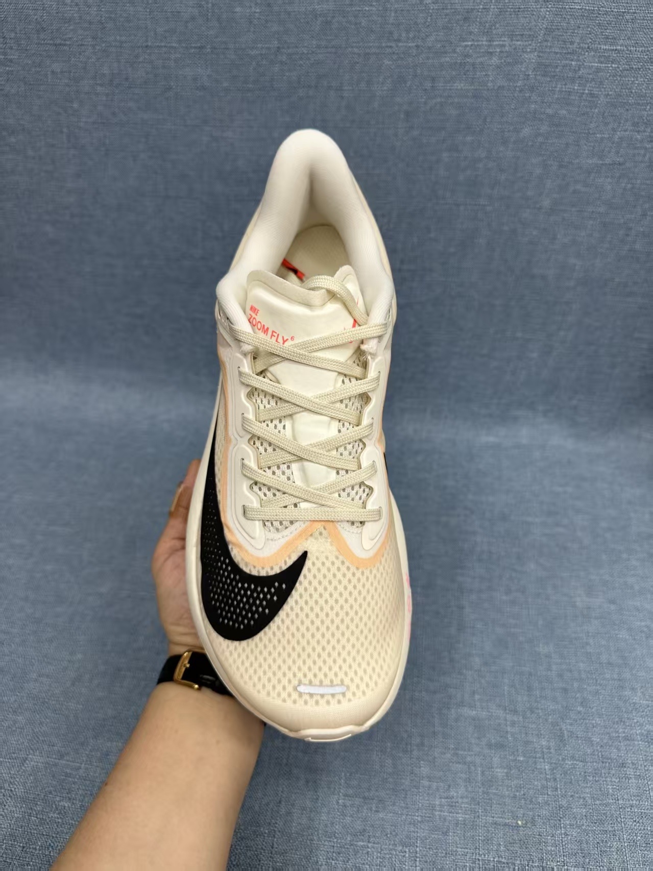 Nike Zoom Fly 6 – White Black–Laser Orange